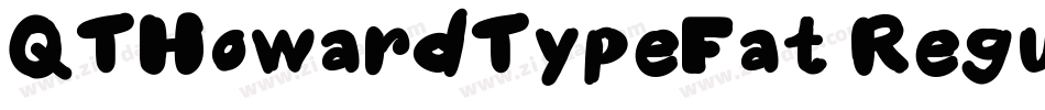 QTHowardTypeFat Regular字体转换